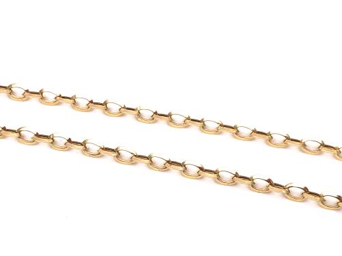 9ct Yellow Gold Belcher Chain 30 Inch