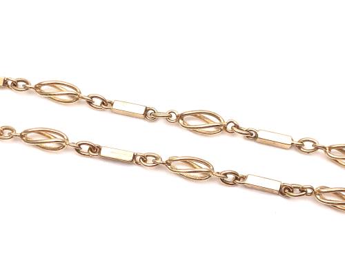 9ct Yellow Gold Fancy Chain 16 Inch