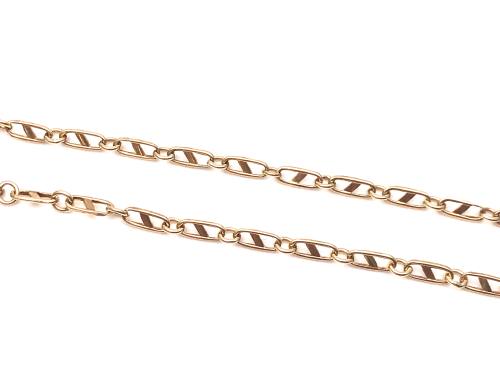 9ct Yellow Gold Fancy Chain 15.5 Inch