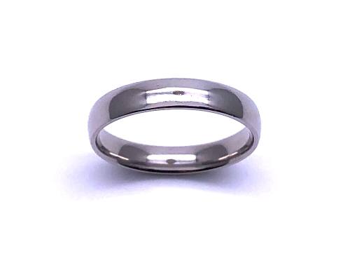 Platinum Plain Wedding Ring 4mm