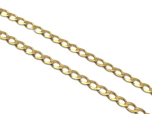 9ct Curb Chain 20 inch