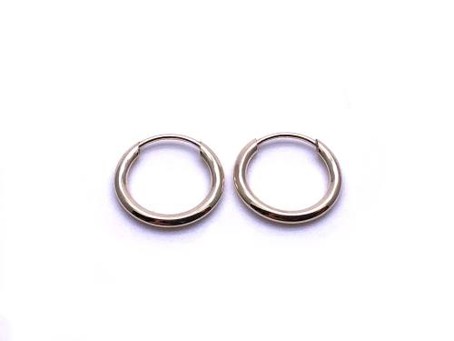 9ct Yellow Gold Sleepers 8mm