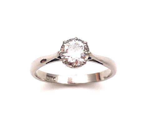 Platinum Diamond Solitaire Ring