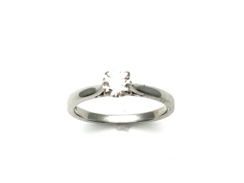 Platinum Diamond Solitaire Ring 0.58ct