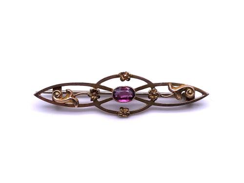 An Old Garnet Brooch