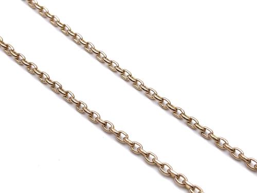 9ct Yellow Gold Belcher Chain 21 inch