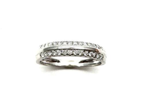 9ct White Gold Diamond Eternity Ring