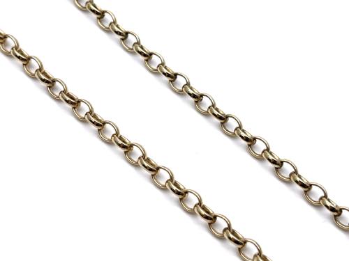 9ct Yellow Gold Belcher Chain 24 inch