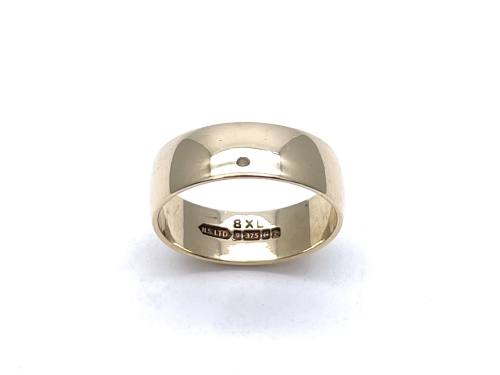 9ct Yellow Gold Wedding Ring 6.5mm