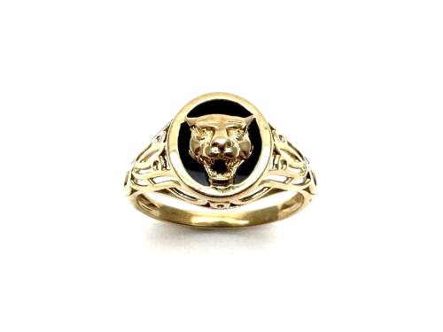 9ct Yellow Gold Onyx Signet Ring