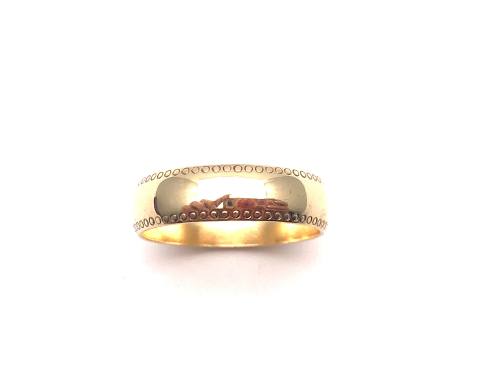 9ct Yellow Gold Wedding Ring 5mm