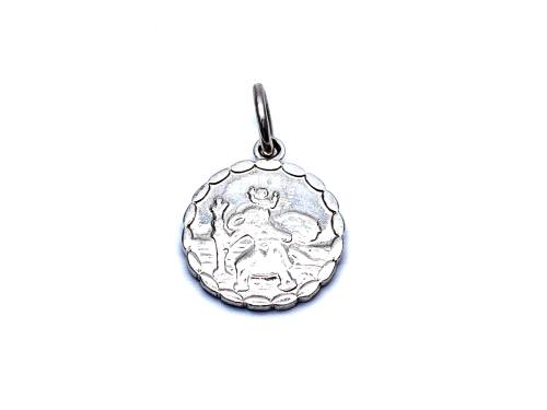 Silver St Christopher Pendant