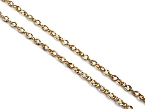 9ct Fancy Double Belcher Chain