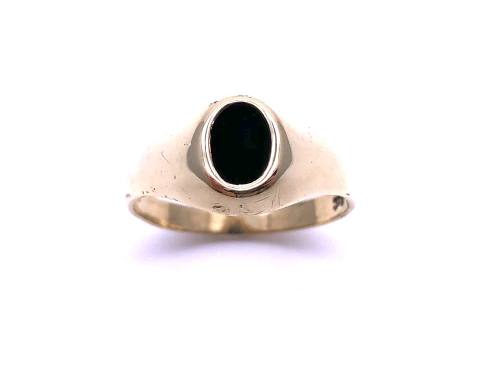 9ct Yellow Gold Onyx Signet Ring