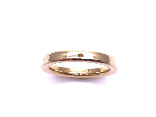 18ct Yellow Gold Plain Wedding Ring 3mm