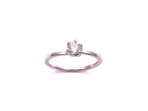 Platinum Diamond Solitaire Ring