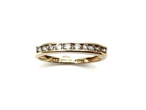 9ct Yellow Gold Diamond Eternity Ring