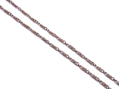 9ct Yellow Gold Fancy Figaro Chain