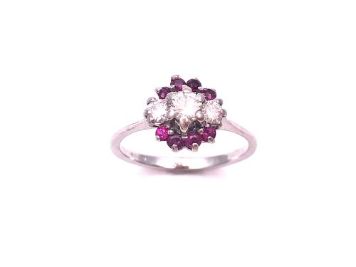 18ct Ruby And Diamond Ring