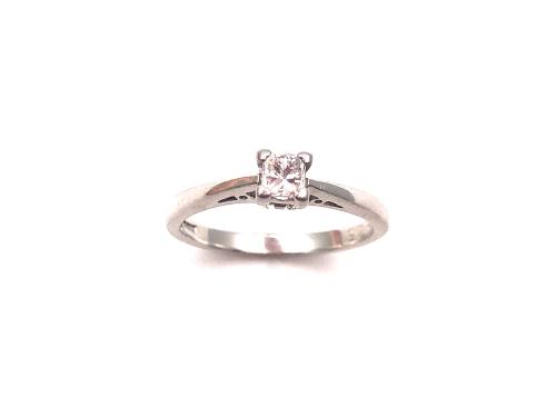 18ct Princess Cut Diamond Ring 0.25ct