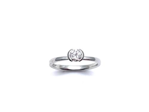 Platinum Diamond Solitaire Ring