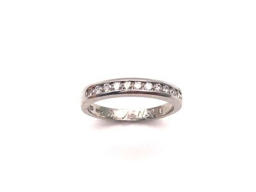 Platinum Diamond Half Eternity Ring