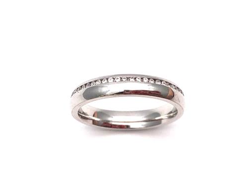 18ct White Gold Diamond Full Eternity Ring 0.27ct