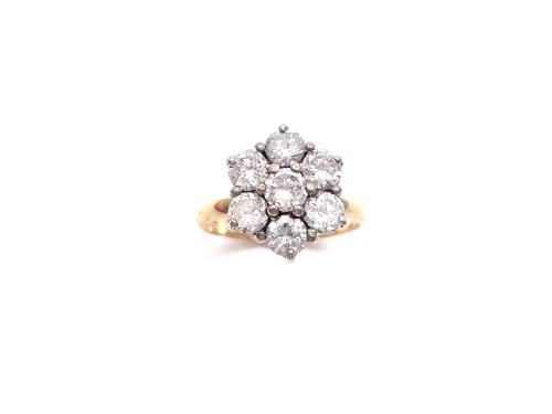 9ct Diamond Cluster Ring App 1.60ct