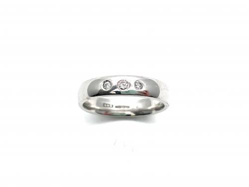 Platinum Diamond Wedding Band