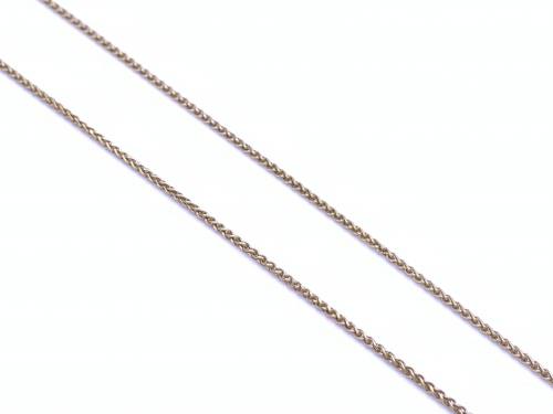 18ct Yellow Gold Spiga Chain 16 inch