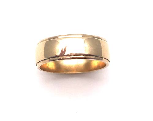 9ct Yellow Gold Wedding Ring 6.5mm