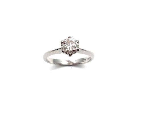 Platinum Diamond Solitaire Ring