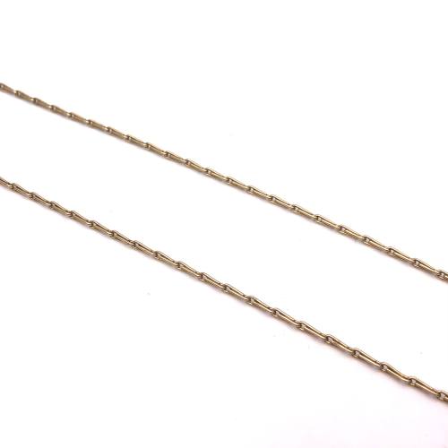 9ct Yellow Gold Hayseed Chain 18 inches