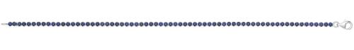 Silver Blue CZ Tennis Bracelet 7 Inch