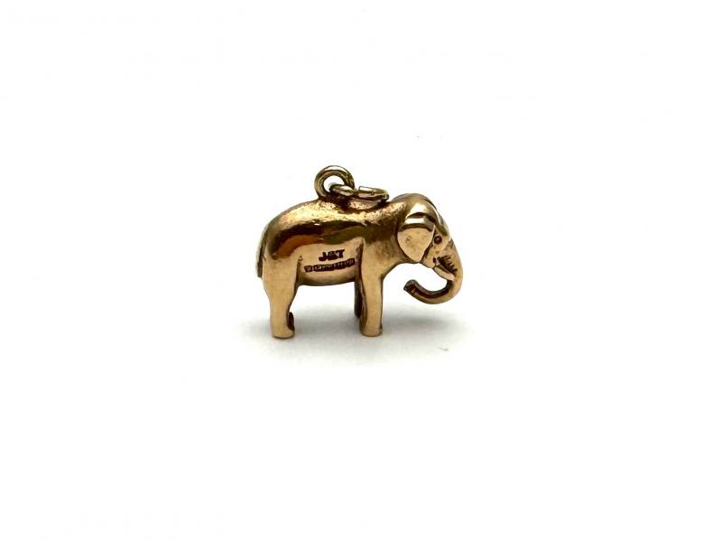 9ct gold sale elephant charm