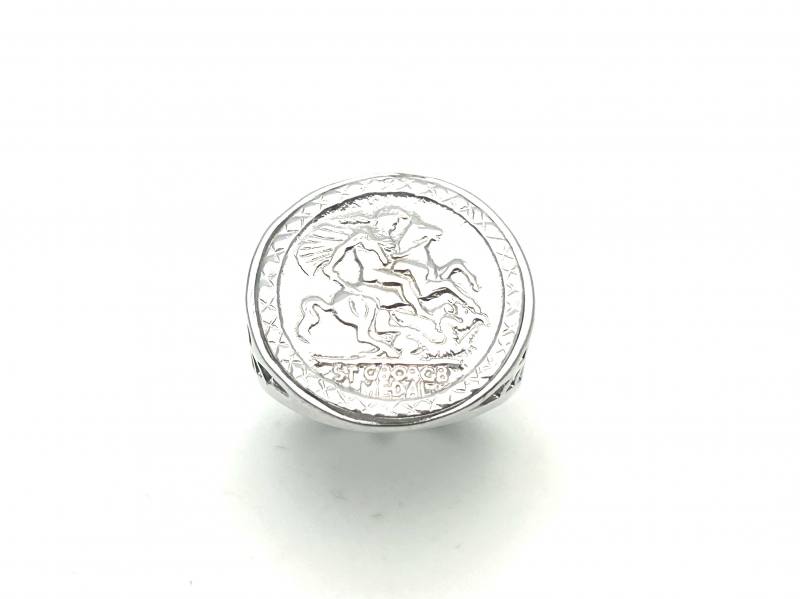 St george coin on sale ring