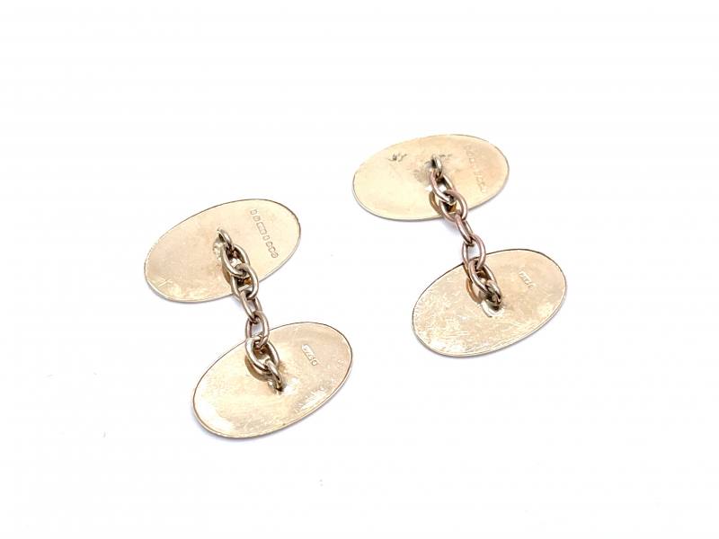 Secondhand 9ct Yellow Gold Cufflinks at Segal's Jewellers