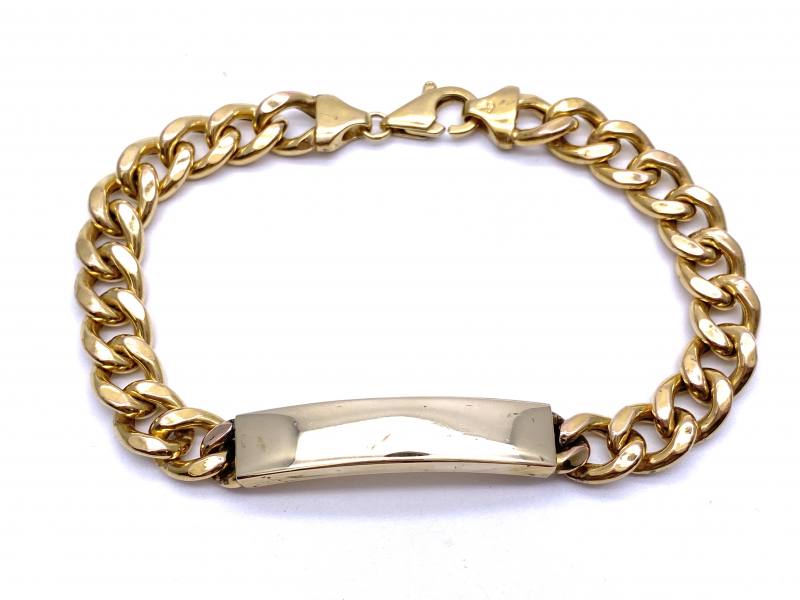 Buy 10k Yellow Gold Thick Cuban Bracelet 9 Inch 13mm Online at SO ICY  JEWELRY